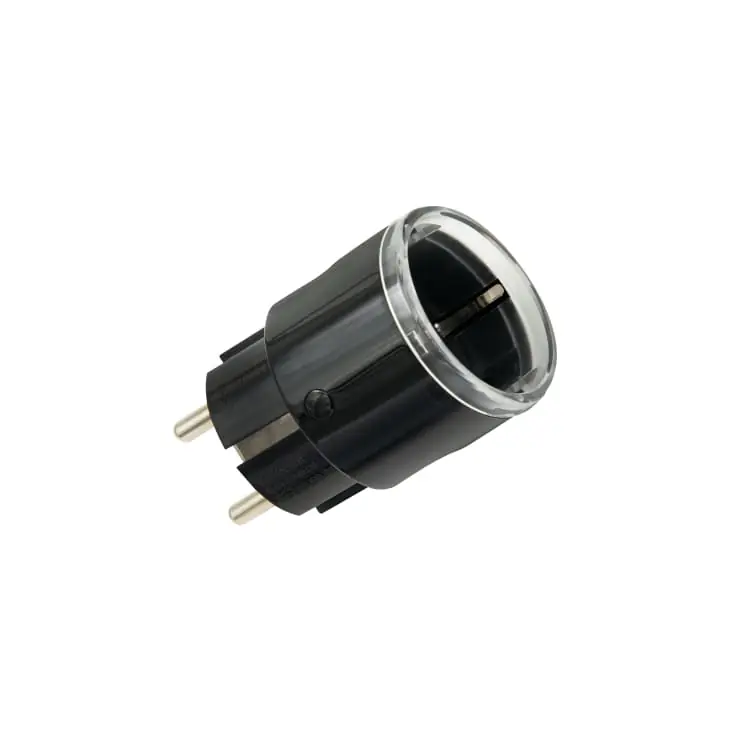 Shelly Gen3 smartplug, wifi, 12A, sort | Klar til levering