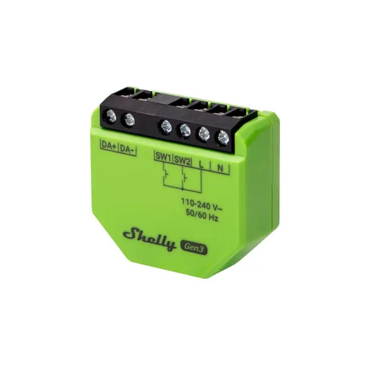 Bestil nu - Shelly Gen3 styring, wifi