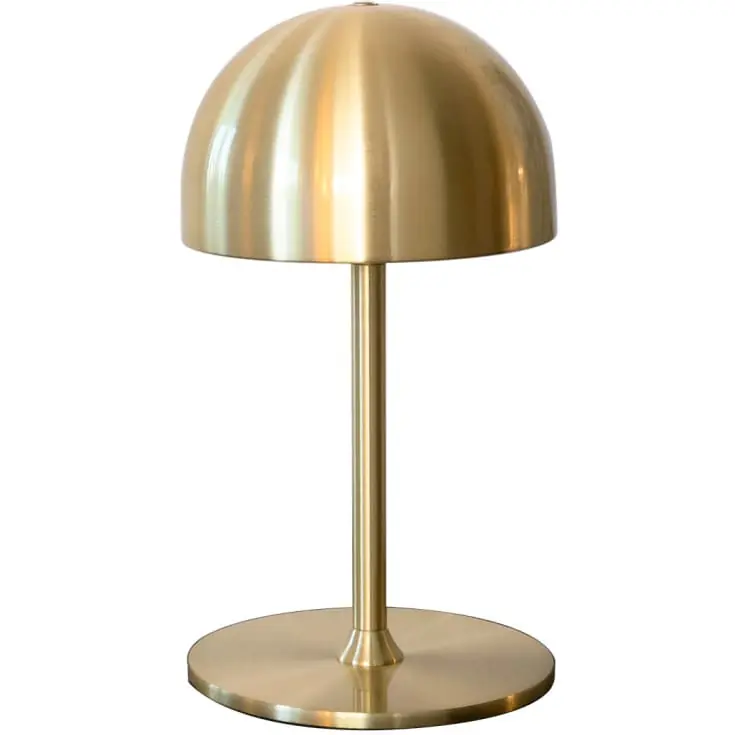 Sirius Tim genopladelig bordlampe, messing, 22 cm | Spar nu