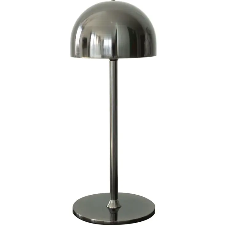 Tilbud - Sirius Tim genopladelig bordlampe, sort nikkel, 30 cm