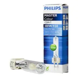 Anbefalet valg | Philips MASTERColour G12 CDM-T Elite 100W - 930 varm hvid bedste farvegengivelse