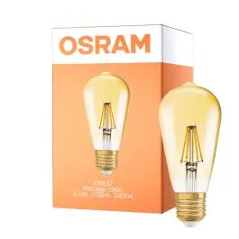 Udsalg - Osram Vintage 1906 LED E27 Edison filament guld 2.5W 200lm - 824 ekstra varm hvid erstatter 25W