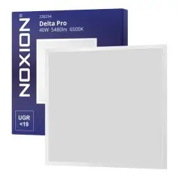 Bestil i dag - Noxion LED Panel Delta Pro Pronox V2.0 40W 5480lm - 865 Dagslys 60x60cm - UGR