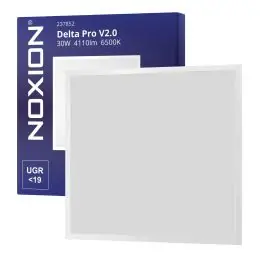Bestil online | Noxion LED Panel Delta Pro V2.0 30W 4110lm - 865 Dagslys 60x60cm - UGR