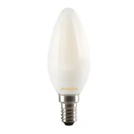 Netop ankommet - Sylvania ToLEDo E14 Kerte matt 4.5W 470lm - 827 ekstra varm hvid erstatter 40W