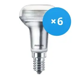 Anbefalet valg | Fordelspakke 6x Philips Corepro LED Spot E14 R50 1.4W 105lm 36D - 827 ekstra varm hvid erstatter 25W