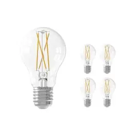 Fordelspakke 5x Calex Smart Tuya Wifi E27 Pære filament 7W 806lm - 818-830 Justerbar Hvid dæmpbar - erstatter 60W - Begrænset lager