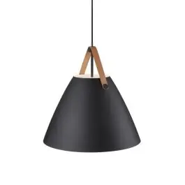 DFTP by Nordlux Pendel Lampe Strap 48 Sort - Metal E27 Max 40W - Kundernes favoritter