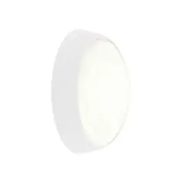 Ansell LED Væglampe Helder Rundt Enkel Hvid 12W 900lm - 830-840-865 CCT 215mm - IP54 - Bevægelses- og Lyssensor - Spar nu