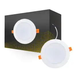Anbefalet valg - Bright Choice LED Downlight 12W 1080lm 120D - 840 Kold Hvid Udsnit 115mm - Erstatter 1x18W