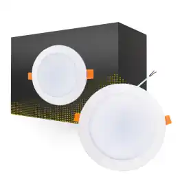 Køb direkte - Bright Choice LED Downlight 18W 1620lm 120D - 840 Kold Hvid Udsnit 175mm - Erstatter 2x18W
