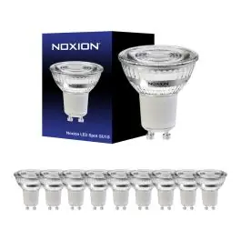 Fordelspakke 10x Noxion LED spot GU10 PAR16 2.4W 230lm 36D - 827 ekstra varm hvid erstatter 35W - Eftertragtet