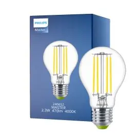 Bestseller - Philips MASTER LED E27 Pære filament klar 2.3W 485lm - 840 kold hvid erstatter 40W