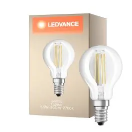 Udsalg - Ledvance Classic LED E14 Pære filament klar 5.5W 806lm - 827 ekstra varm hvid erstatter 60W