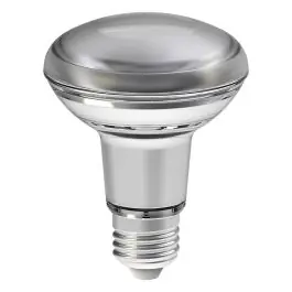 Tilgængelig nu | Ledvance Performance LED spot E27 R80 4.9W 345lm 36D - 927 ekstra varm hvid bedste farvegengivelse - dæmpbar - erstatter 60W