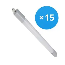 Bulk 15x Energetic LED Vandtæt Lysrender 17W 2000lm - 840 Kold Hvid 60cm | Kampagnepris