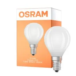 Osram LED Classic LED E14 Pære Filament Matt 3.8W 806lm - 840 Kold Hvid Erstatter 60W | Nyhed