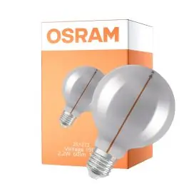 Bedste pris | Osram Vintage 1906 LED E27 Special Filament Klar 2.2W Pære 60lm - 818 Ekstra Varm Hvid Erstatter 15W
