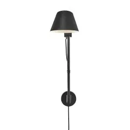 DFTP by Nordlux LED Vægbelysning Stay Aluminium Sort Egnet til E27 | God pris