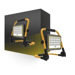Bright Choice LED Batteri Projektør 500lm 90D - 865 Dagslys IP65 - Symmetrisk | Sikker betaling