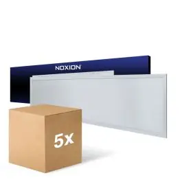Begrænset antal | Fordelspakke 5x Noxion LED Panel Ecowhite V4.0 28W 3360lm - 830-840-865 CCT 120x30cm - UGR