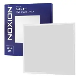 Toppris | Noxion LED Panel Delta Pro V5.1 Sidelit 28W 3700lm - 830 Varm Hvid 60x60cm - UGR