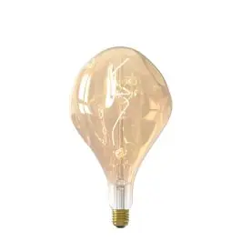Calex XXL Organic Evo Guld LED E27 Filament 6W 300lm- 818 Ekstra Varm Hvid Dæmpbar - Favorit blandt kunder