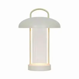 Bestil nemt - Nordlux Bordlampe Mirano Metal og Glas Beige 3W 150lm - 830 Varm Hvid 3-Trin Dæmpbar