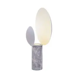 DFTP by Nordlux Bordlampe Caché Marmor og Metal Grå Egnet til 1x GU10 | Populær