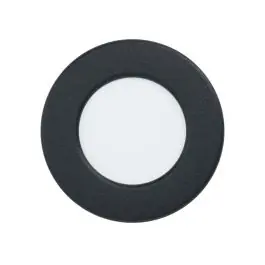 Eglo Forsænket Spot Badeværelsesbelysning Fueva 6 Plast Sort 3.7W 450lm - 827-840-865 CCT - Tidsbegrænset