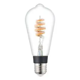 Eglo Connect.Z Smart LED Edison E27 Filament Klar 4.9W 400lm - 830 Varm Hvid + RGB Dæmpbar - Erstatter 40W | Premium kvalitet