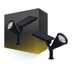 Bright Choice Jordspyd Lys Meillion ABS Sort 2W 200lm - 860 Dagslys - Nytilføjet
