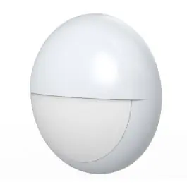 Bedste pris - Noxion LED Væglampe Pro V2 12/16/20W 2400lm - 830-840-865 CCT 325mm - IP65 - Nødlys 3 Timer + Øjenlåg Ring Hvid