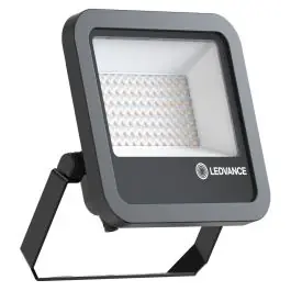 Begrænset antal | Ledvance LED Projektør Area Gen 2 Sort 50W 7000lm - 840 Kold Hvid IP66 - Asymmetrisk