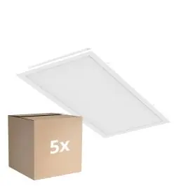 Udsalg | Fordelspakke 5x Noxion LED Panel Ecowhite V4.0 20W 2400lm - 830-840-865 CCT 60x30cm
