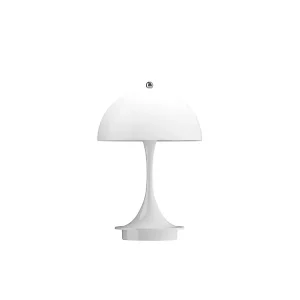 Tilgængelig nu | Panthella 160 Portable V3, opal white af Verner Panton