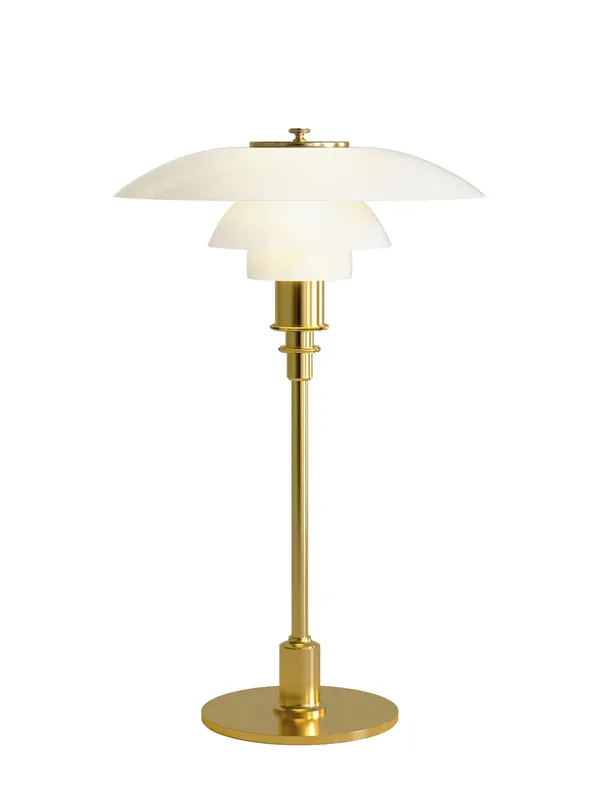 Kun denne uge | PH 3/2 Bordlampe, messing metalliseret fra Louis Poulsen
