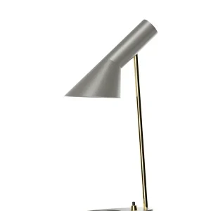 AJ Mini Table Lamp, grey/brass af Arne Jacobsen - Superpris