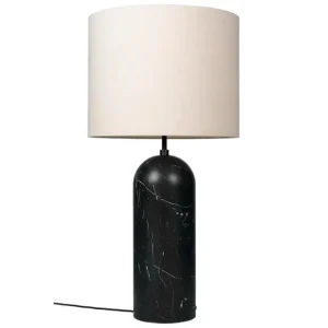 Gravity Low XL Gulvlampe, canvas skærm fra GUBI | På lager