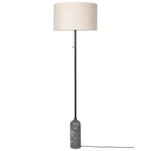 Gravity Gulvlampe, canvas skærm fra GUBI - Bedste pris