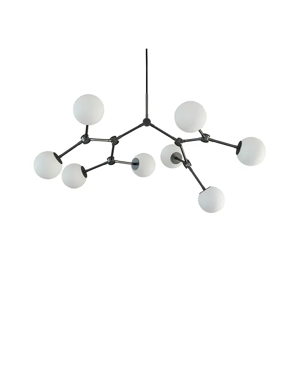 Premium kvalitet | Drop Bulp Chandelier, mini grey fra 101 Copenhagen