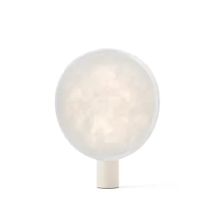 Tense Portable Bordlampe, hvid fra New Works | Superpris