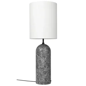 Gravity High XL Gulvlampe, hvid skærm fra GUBI - Nedsat pris