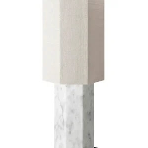 The Eight Over Eight Lamp Large, white marble fra Louise Roe - Nyhed