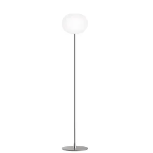 Hurtig forsendelse - Glo-Ball F, Silver Gulvlampe fra Flos