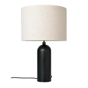 Gravity Large Bordlampe, canvas skærm fra GUBI | Outlet