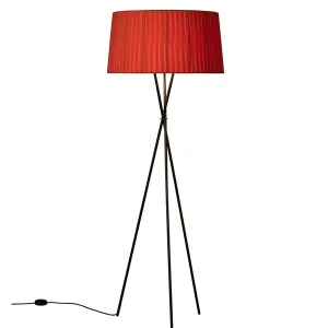 Bedste pris - Tripode Gulvlampe fra Santa and Cole, red-amber (G5)