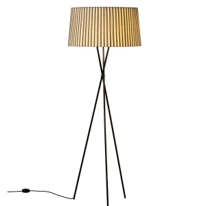 Nyt i shoppen - Tripode Gulvlampe fra Santa and Cole, bretona stripe (G5)