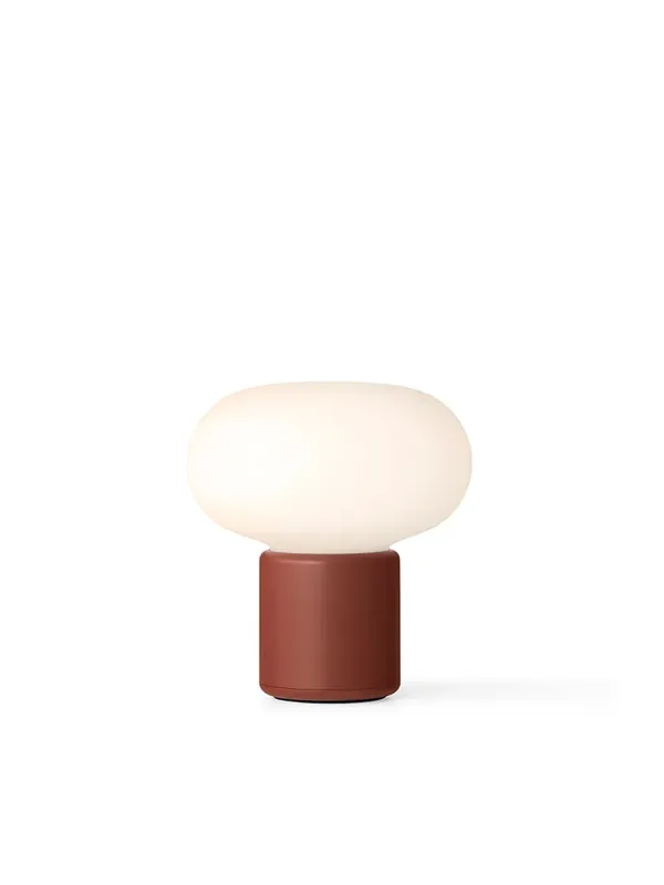 Karl-Johan portable bordlampe, Earth Red fra New Works | Udsalg
