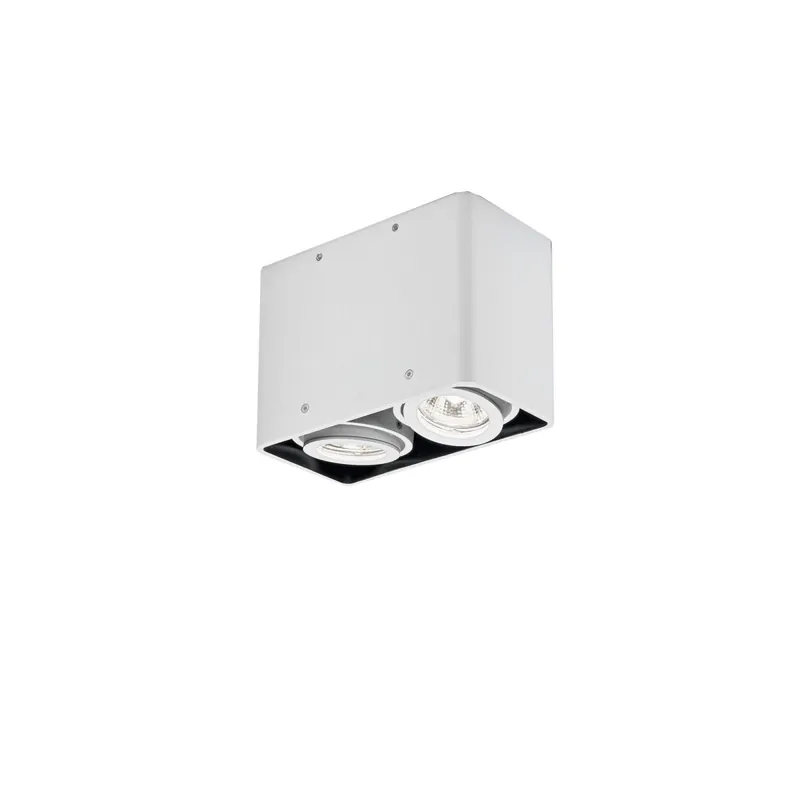 Fabrikspris - Light Box Soft 2 P�bygningsspot hvid